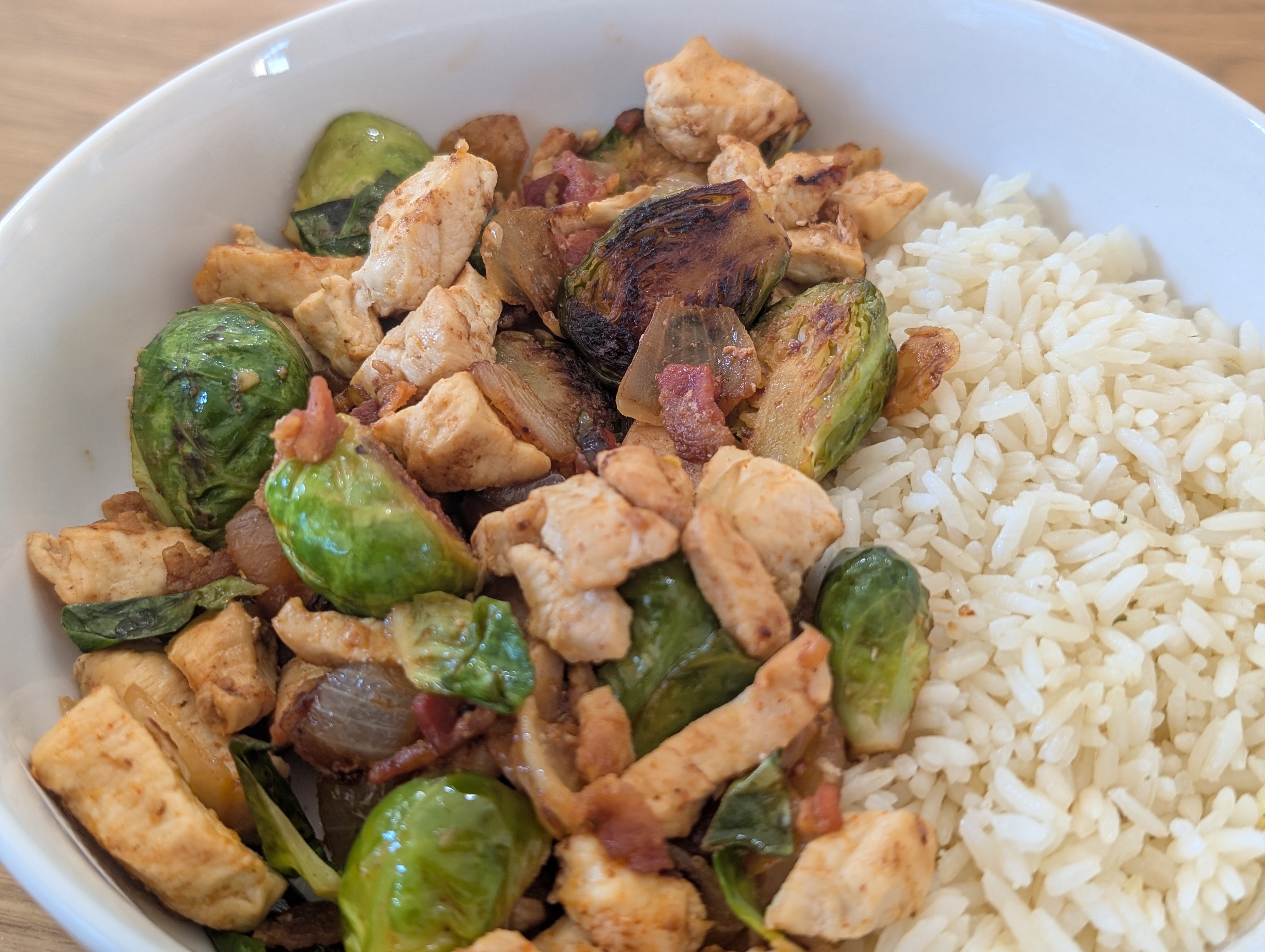 Easy One-Skillet Chicken, Bacon & Brussels Sprouts